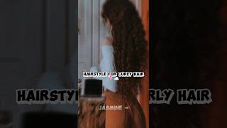 Hairstyle for curly hair 🦋✨trending curlyhairstyles ytshorts subscribe [upl. by Aisayn]