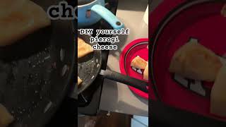 Mmmh diy pierogi with cheese cooking fyp pierogi [upl. by Thgiwed264]