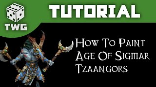 How To Paint Tzaangors Warhammer Age of Sigmar Tzeentch Tutorial The War Gamer [upl. by Center]