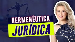 INTRODUÇÃO À HERMENÊUTICA JURÍDICA o que é Hermenêutica  Iniciantes no Direito [upl. by Alidia]