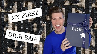 ⭐️ DIOR BAG UNBOXING  Dior Homme NEW SADDLE BAG ⭐️ [upl. by Philpot]