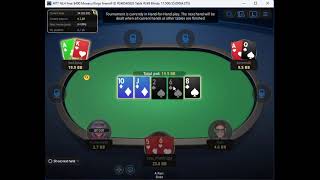 Mesa final do Monaco Kings 400 freeroll no 888Poker [upl. by Nolat]