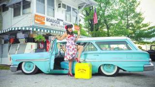 Behind the scenes with Boudoir Louisville  Roadside Grocery Pinup Girl Photo Shoot [upl. by Rostand98]