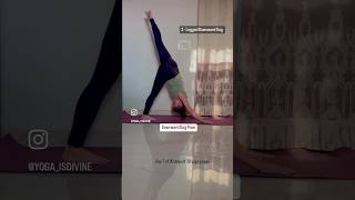 Downward dog pose and variations downwarddog yogaposebenefits yogavariation [upl. by Henson]