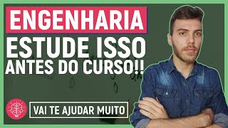 ENGENHARIA O QUE ESTUDAR ANTES DO CURSO  QUAIS OS CONTEÚDOS INICIAIS DA ENGENHARIA [upl. by Oileve]