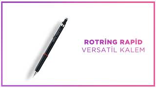 Rotring Rapid Siyah 07 mm Uç Versatil Kalem [upl. by Mines]