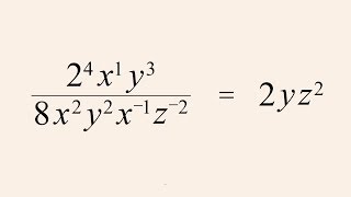 PreAlgebra 26  Simplifying Mixed Exponential Expressions [upl. by Bertero]