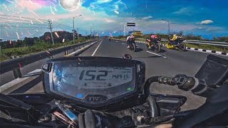 Apache 4v Control in top speed 154  New video 2024 Apache rtr 160 4v [upl. by Asilrahc163]