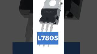 منظم الجهد voltage regulator L7805 [upl. by Tloh]