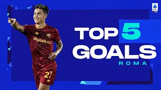 The best goals of every team Roma  Top 5 Goals  Serie A 202223 [upl. by Gerrard]