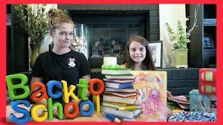 📕BACK TO SCHOOL SUPPLIES HAUL📖  2016  Emma amp Ellie [upl. by Alyt397]