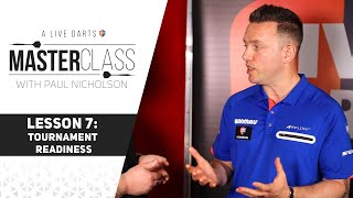 A Live Darts Masterclass  Lesson 7  How to prepare for tournaments [upl. by Marney]