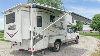 2013 Lance 1172 SlideIn Truck Camper WalkAround Tutorial Video [upl. by Arahsat]