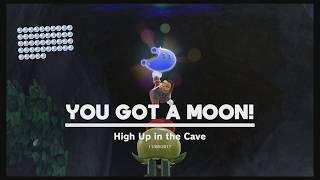 Moon 55 Wooded Kingdom  High up in the Cave  Super Mario Odyssey [upl. by Kcirtapnaes258]