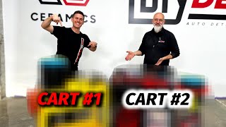 Building the ULTIMATE detailing cart for under 500 NICK vs YVAN timed challenge [upl. by Seniag]