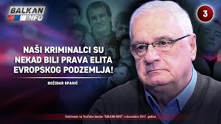 INTERVJU Božidar Spasić  Naši kriminalci su bili prava elita evropskog podzemlja 17122017 [upl. by Cecile140]