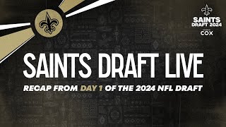 Round 1 Recap of 2024 NFL Draft  Saints Draft [upl. by Nash]