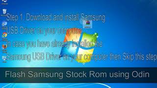 How to Samsung Galaxy Tab GT P1000 Firmware Update Fix ROM [upl. by Millburn]