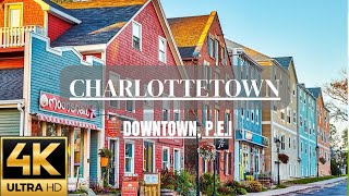 Downtown of Charlottetown PEI  PRINCE EDWARD ISLAND CANADA [upl. by Terej]