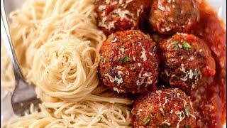 THE BEST SPAGHETTI AND MEATBALLS RECIPE [upl. by Teri751]