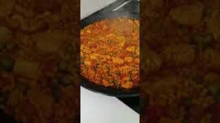 Cooking a Paella shortvideo [upl. by Yesnik217]