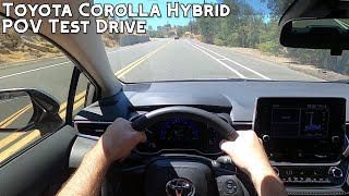 2022 Toyota Corolla Hybrid POV Test Drive [upl. by Onidranreb395]