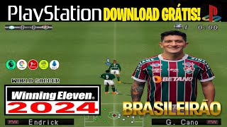 EFOOTBALL 2024 WINNING ELEVEN PS1 Atualizado Download we 2002 [upl. by Lawton]