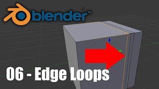 Blender  Lesson 06  Edge Loops [upl. by Snave358]