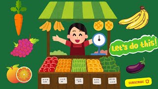 Sing and Dance with Fruits and Veggies Fun Kids Video 🍎🕺🥦 [upl. by Mancino]