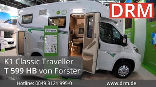 DRM  Wohnmobil mieten  Forster T 599 HB  Teilintegrierter unter 6m mit elektrischem Hubbett [upl. by Reena746]