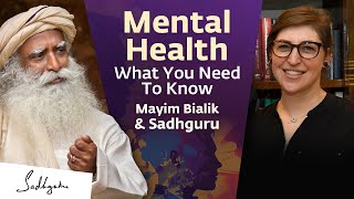 Mental Health What You Need To Know  The Big Bang Theorys Mayim Bialik Jonathan Cohen amp Sadhguru [upl. by Rotman700]