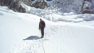 Crevasse on Alpamayo 2012 [upl. by Zara917]