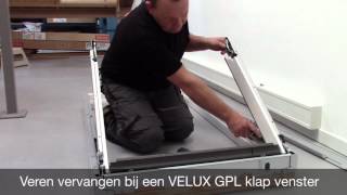 Montage instructie  Veren vervangen van VELUX dakraam uitzettuimelvenster  GPL amp GPU [upl. by Nivrek]