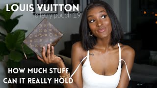 IS IT WORTH IT LOUIS VUITTON TOILETRY POUCH 19 WHAT FITS  REVIEW [upl. by Reitrac]