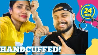 Handcuffed to My Best Friend for 24 Hours Challenge Himani Sachan vlogs [upl. by Ynagoham]