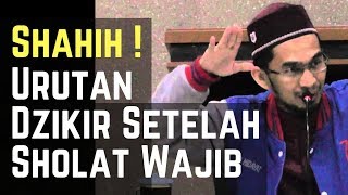 Hadits Shahih Urutan Dzikir Setelah Sholat Fardhu  Ustadz Adi Hidayat Lc MA  Islam24Jam [upl. by Gurango]