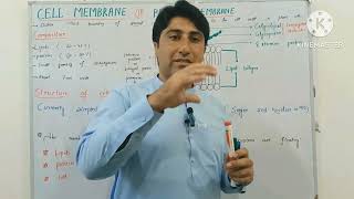 Biology Class 11thUnit Cell Structure and Functions Cell Membrane or Plasma Membrane [upl. by Kauffman]