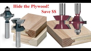 Make Hardwood Edge Banding Fast and Easy Hide Plywood save  and improve your woodworking [upl. by Syramad899]