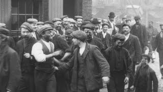 Miners Leaving Pendlebury Colliery 1901 [upl. by Ahsemrak111]