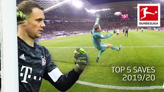 Manuel Neuer  Top 5 Saves 201920 [upl. by Byran]