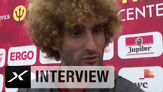 Marouane Fellaini Deshalb sind meine Haare blond  Belgien  EM 2016 [upl. by Weinman969]