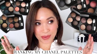 ✨RANKING MY CHANEL PALETTES✨EVERYDAY EDIT✨ [upl. by Kong]