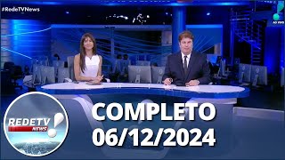 RedeTV News 061224  Completo [upl. by Lichter]