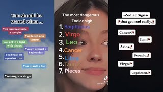 zodiac sign TikTok  zodiac TikTok compilation [upl. by Leunamnauj217]