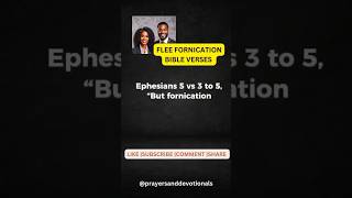 Flee Fornication  Bible Verses  Ephesians 535  PRAYERS AND DEVOTIONALS [upl. by Eednus]