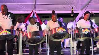 Katzenjammers Steel Orchestras Exhilarating How Ah Livin Performance at 2025 Panorama Launch [upl. by Albric]