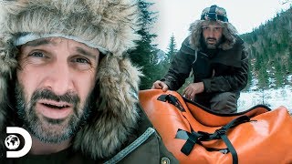 Ed se enfrenta por primera vez al invierno  Desolado con Ed Stafford  Discovery Latinoamérica [upl. by Lyrred]