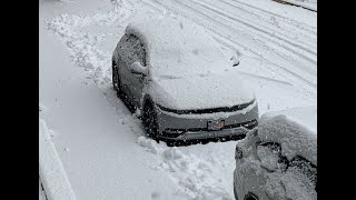 Canada Snow day drive in the Ioniq 5 RWD [upl. by Riada]