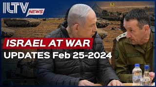 Israel Daily News– War Day 142 February 25 2024 [upl. by Annovaj]