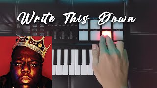 Write This Down  Soulchef MIDI Keyboard Cover  Live Looping  Worlde Panda Mini [upl. by Lledroc]